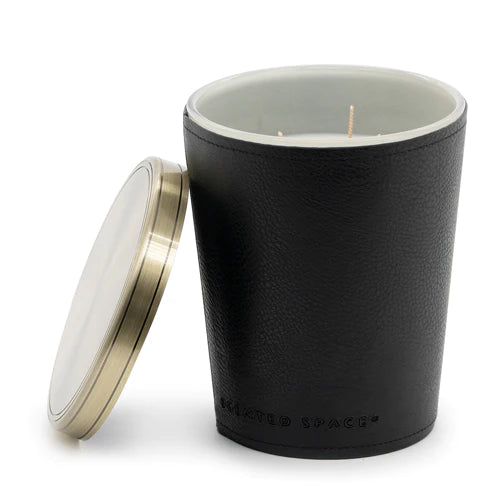 Leather Candle Greenhouse 900g by Apsley and Company Hot on Sale