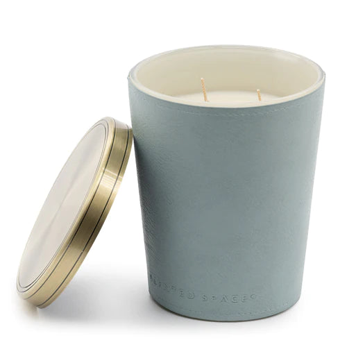 Leather Candle Bellini 900g by Scented Space on Sale