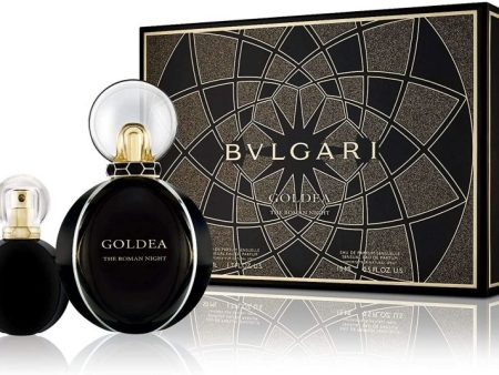 Bvlgari Goldea The Roman Night - Eau De Parfum 50ml+15ml Mini Set Supply