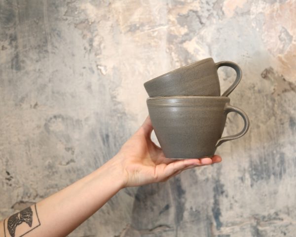 Grey Wide Mug Sale