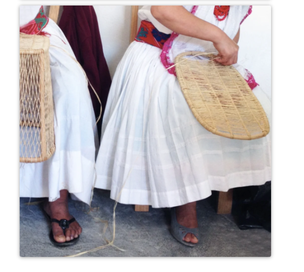 Handwoven Tree Bark Hanging Basket on Sale