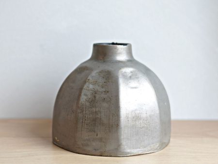 Cobblestone Bulb Metal Vase For Sale