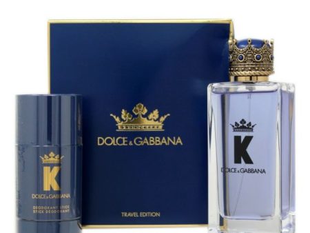 Dolce & Gabbana K For - Eau De Toilette 100ml+75G Deostick Travel Set Hot on Sale