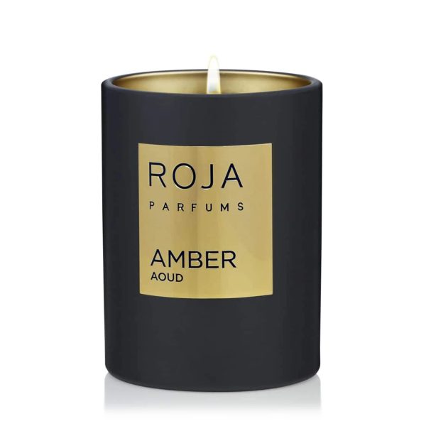 Roja Parfums Pour Maison Amber Aoud Candle 1KG on Sale