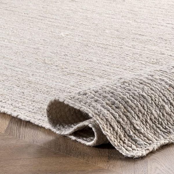 White Farmhouse Jute Rug Sale