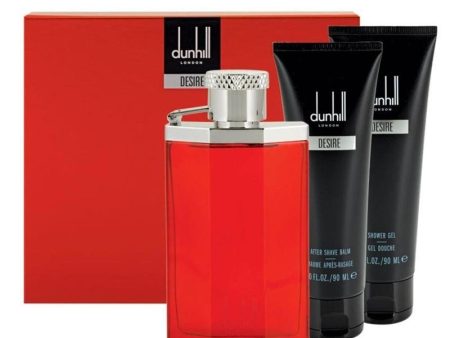 Dunhill Desire Red M - Eau De Toilette 100ml+90ml Sg+90ml Asb Set Fashion