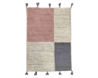 KROSS Grey and Pink Nude Rug 4  x 5 6 Online