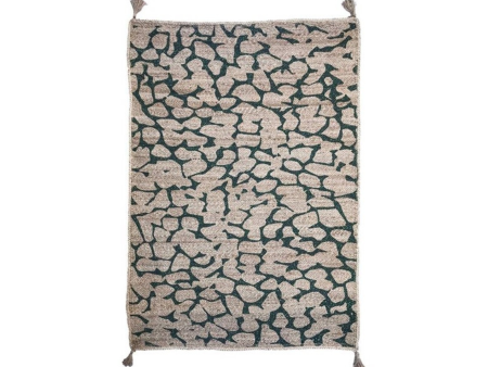 Green SAND Rug 4  x 5 6 on Sale