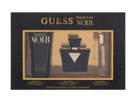 Guess Seductive Noir  W - Eau De Toilette 75ml+200ml Bl+15ml Mini Set on Sale