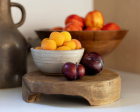 Footed Mango Wood Bowl Online Sale