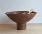 Footed Mango Wood Bowl Online Sale