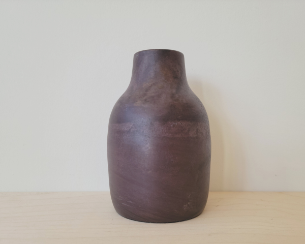 Small Red and Purple Brass Vase Hot on Sale