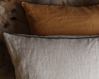 Lumbar Linen Cushion Discount