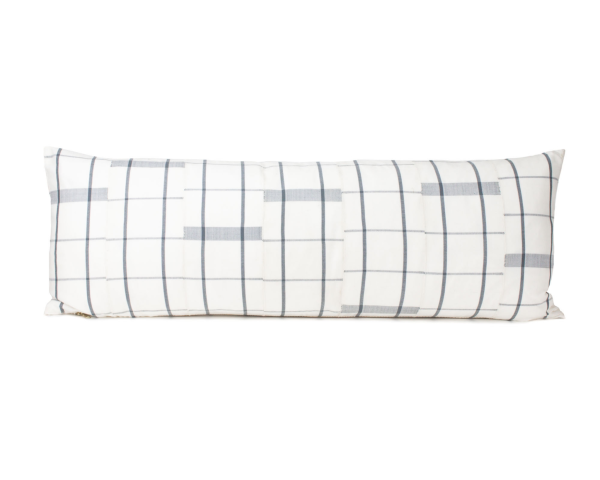 Plaid Long Lumbar Cushion For Discount