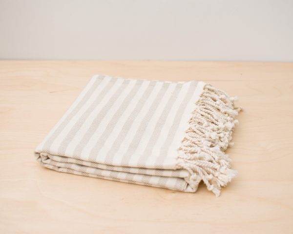 Classic Striped Towel For Sale