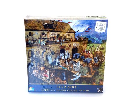 SunsOut |  It’s A Zoo  Jigsaw Puzzle 19”x30” | 1000 Pc | NIB Online Sale