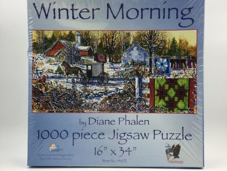 SunsOut | Winter Morning Jigsaw Puzzle #14652 | 1000 Pc | Multi-Color | NIB Sale