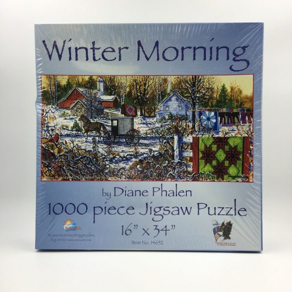 SunsOut | Winter Morning Jigsaw Puzzle #14652 | 1000 Pc | Multi-Color | NIB Sale