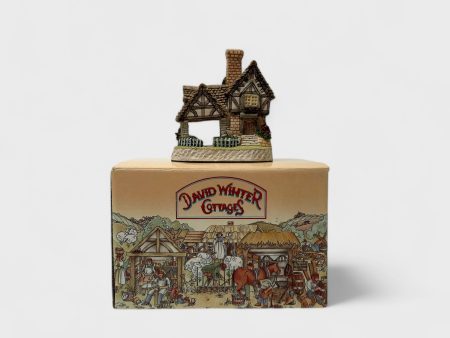 David Winter Cottages The Church and the Vestry | 3” Collectible Miniature | Vintage Resin Sculpture | Excellent Condition Online Sale