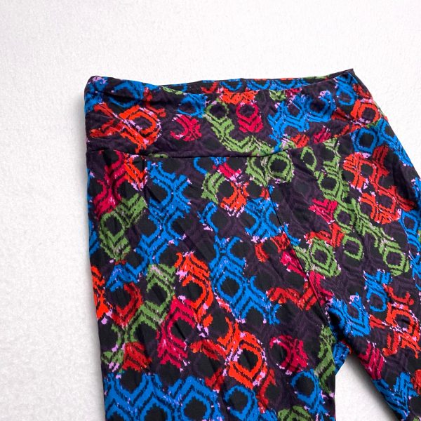 LuLaRoe Womens Leggings | OS (2-10) | Multi-Color Geometric Print | Soft Stretch | NWT Online