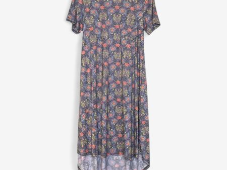 LuLaRoe | CARLY Swing Dress | Size: XXS | Gray Multicolor | Heather Paisley | NWT Hot on Sale