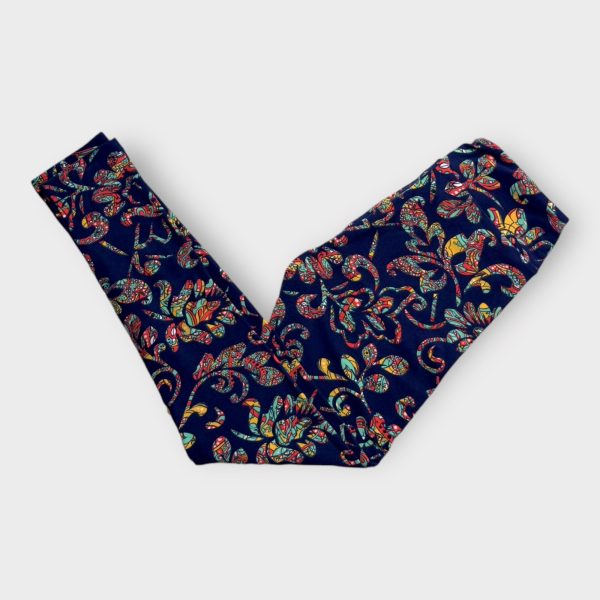 LuLaRoe Leggings | OS | Multicolor Stained Glass Floral | One Size | New Supply