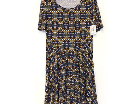 LuLaRoe | Multicolor Nicole Geometric Fit And Flair Dress | Size: 3XL | S s | NWT Online Sale