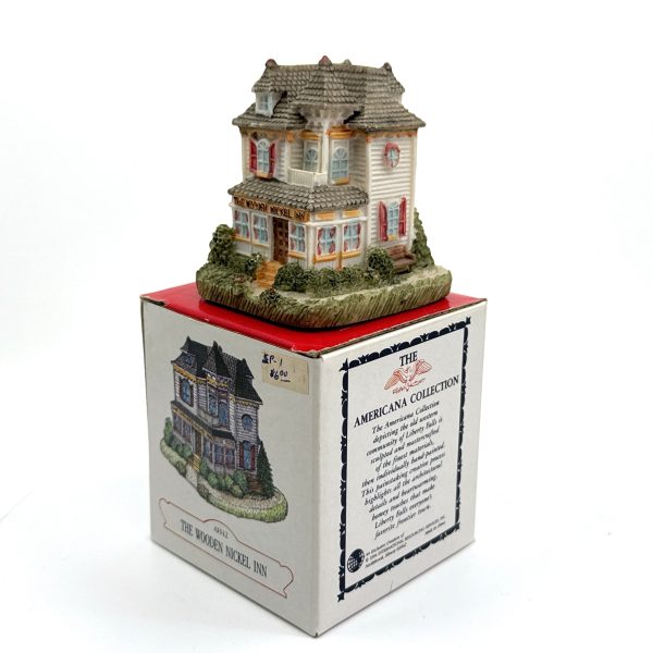 The Wooden Nickel Inn | Liberty Falls Americana Collection - AH42 | 1994 | EUC Original Box Hot on Sale