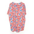 LuLaRoe | American Flags Irma S s Tunic Top | Color: Red White Blue | Size: XS | NWT For Cheap