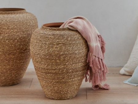 Seagrass Rope Jar Fashion