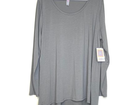 LuLaRoe | Solid Lynnae Top | Color: Cloud Gray | Size: 3XL | L s | NWT Online