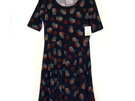 LuLaRoe | Black Nicole Dots Fit And Flair Dress | Size: 3XL | S s | NWT Fashion