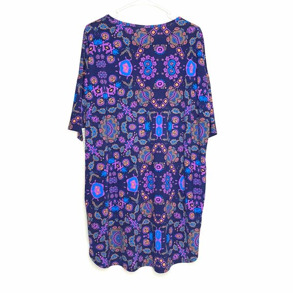 LuLaRoe | Abstract Irma S s Tunic Top | Color: Purple Blue Orange | Size: L | NWT Discount