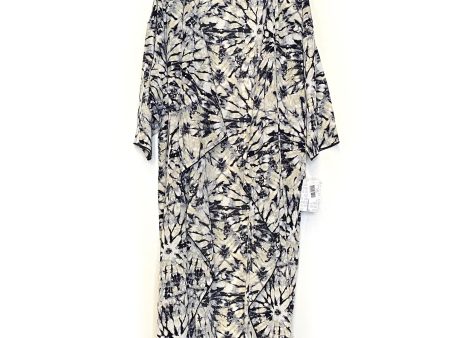 LuLaRoe | Black White Shirley Tie Dye Kimono Cover Up | Size: L | L s | NWT Online now