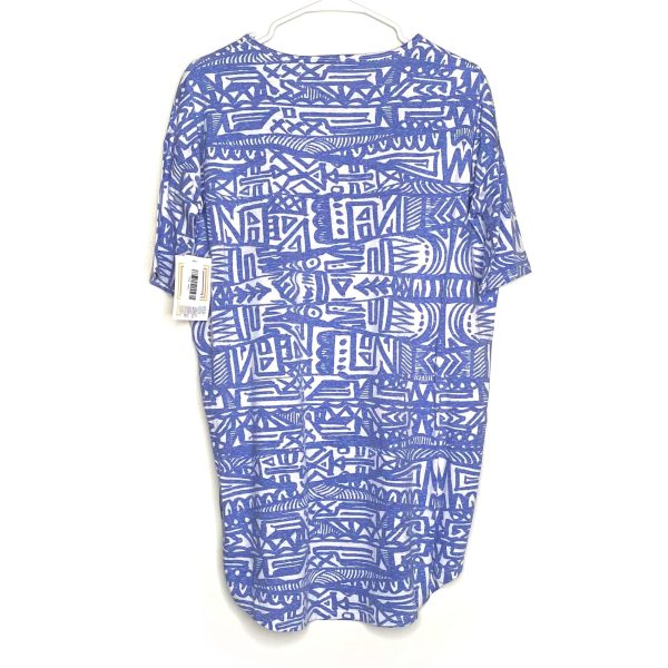 LuLaRoe | Abstract Irma S s Tunic Top | Color: Blue White | Size: XXS | NWT Online now