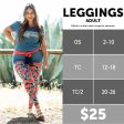 LuLaRoe Leggings | OS (2-10) | Red Orange Geometric | Buttery Soft | New on Sale