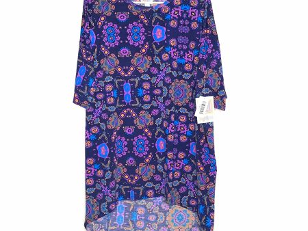 LuLaRoe | Abstract Irma S s Tunic Top | Color: Purple Blue Orange | Size: L | NWT Discount