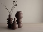 Small Mocha Como III Earthenware Vases Sale