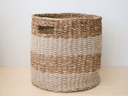 Natural Seagrass Hamper Hot on Sale