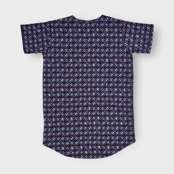 Girls | Lularoe Gracie Top | 14 (14-16) | Blue Green White Geometric | NWT For Cheap