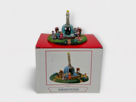 Liberty Falls Starlight Fountain - Hand Painted Americana Miniature - Mint Condition Online Hot Sale