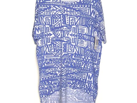 LuLaRoe | Abstract Irma S s Tunic Top | Color: Blue White | Size: XXS | NWT Online now