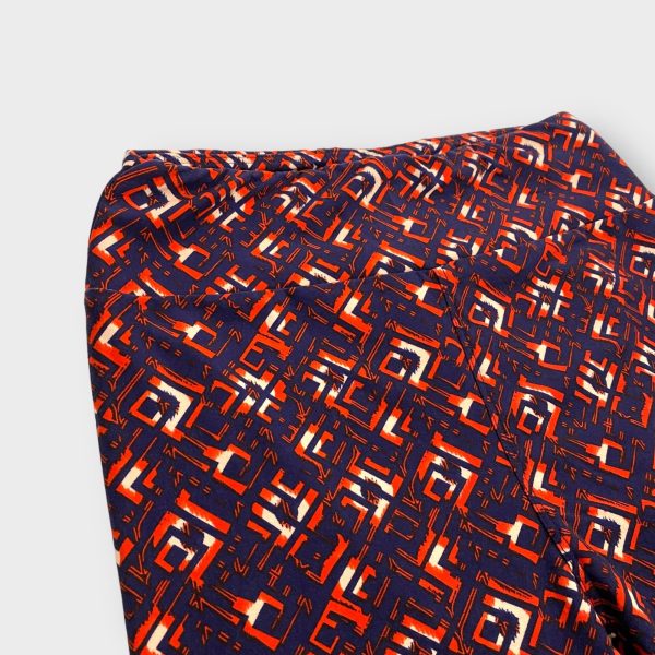 LuLaRoe Leggings | OS (2-10) | Blue Red Geometric | Buttery Soft | New on Sale