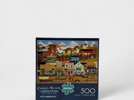 Charles Wysocki Americana Puzzle - Pete’s Gambling Hall - 500 Pieces Online