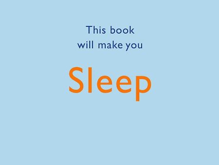 This Book Will Make You Sleep Fashion